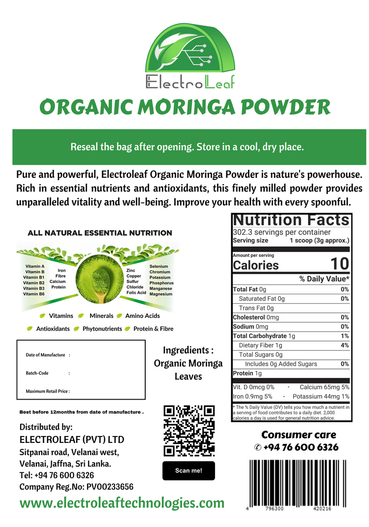 MORINGA-PULVER