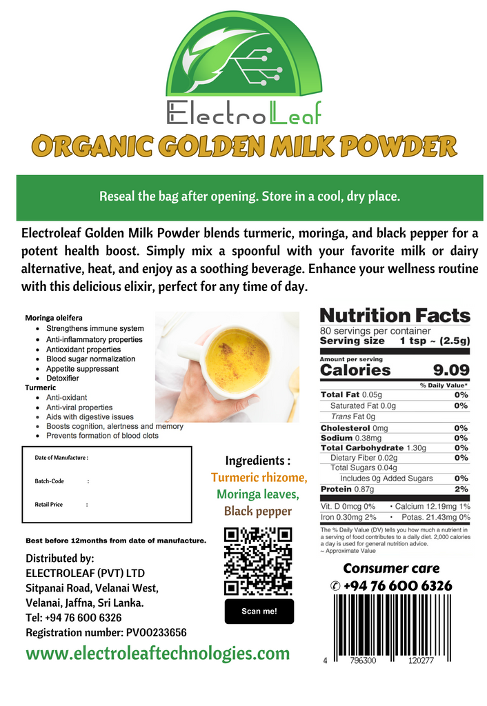 Organic Golden Milk powder