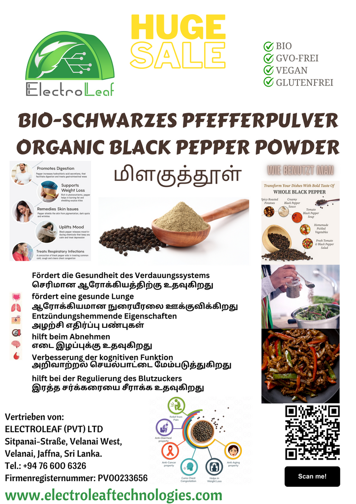 Organic BLACK PEPPER POWDER